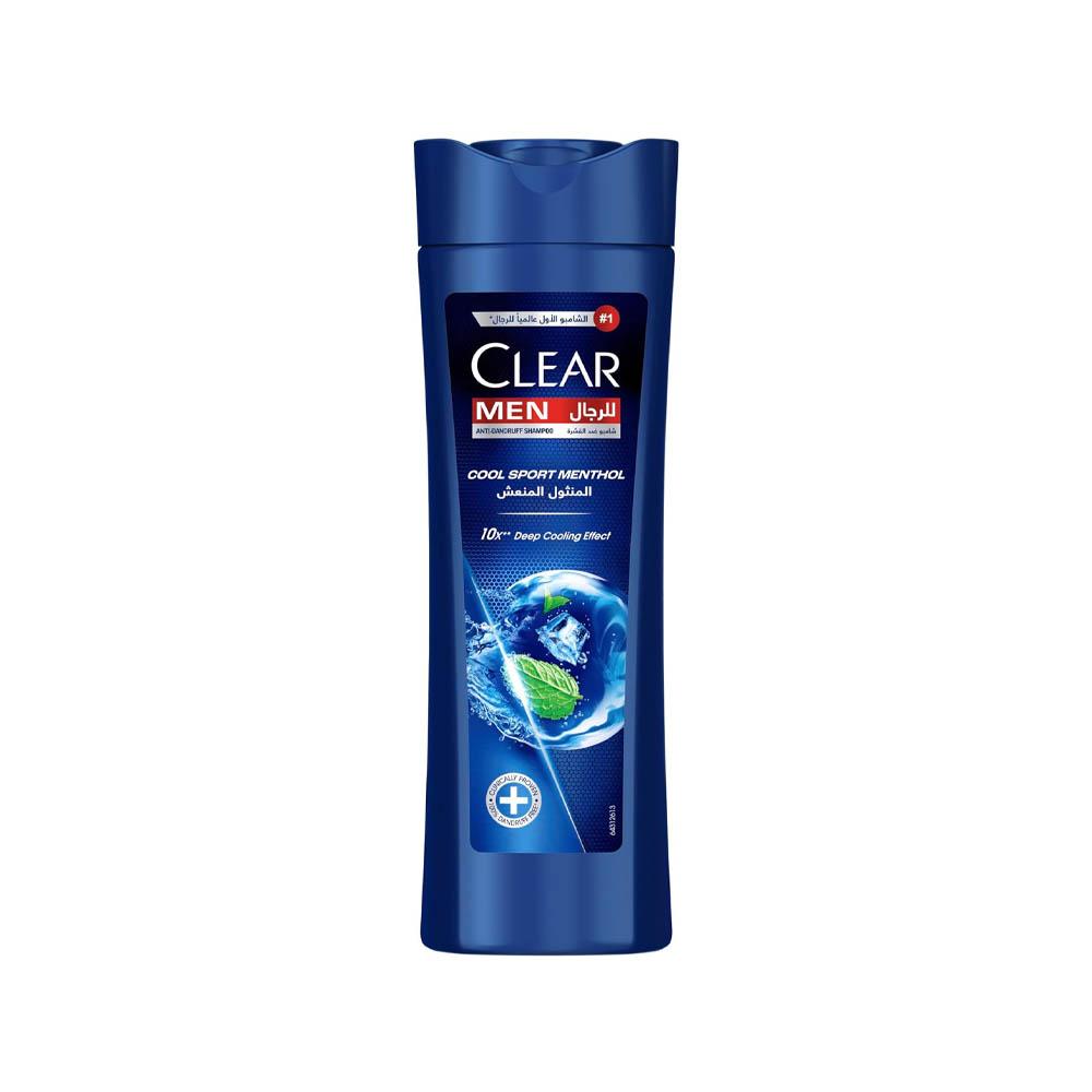 شامپو ضد شوره مردانه کلر clear مدل cool sport menthol حجم 315 میلی لیتر
