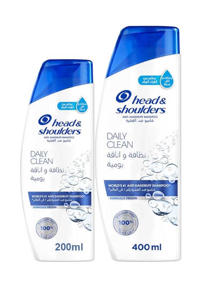 شامپو ضد شوره هد اند شولدرز head and shoulders مدل daily clean حجم 400 میلی لیتر