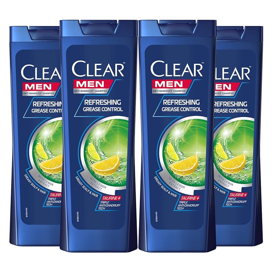 شامپو مو مردانه ضد شوره و چربی زدا کلر clear مدل refreshing oil control حجم 315 میلی لیتر