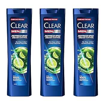 شامپو مو مردانه ضد شوره و چربی زدا کلر clear مدل refreshing oil control حجم 315 میلی لیتر
