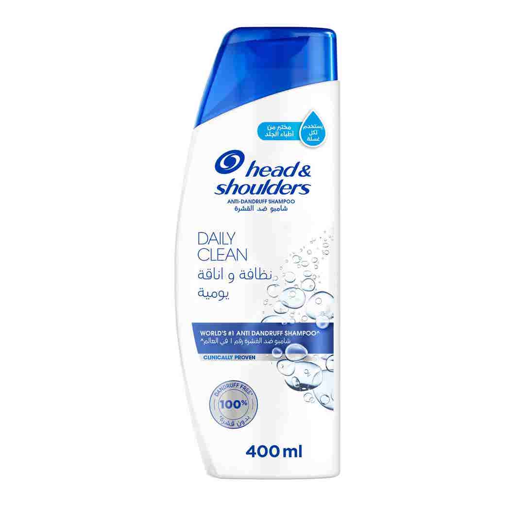 شامپو ضد شوره هد اند شولدرز head and shoulders مدل daily clean حجم 400 میلی لیتر