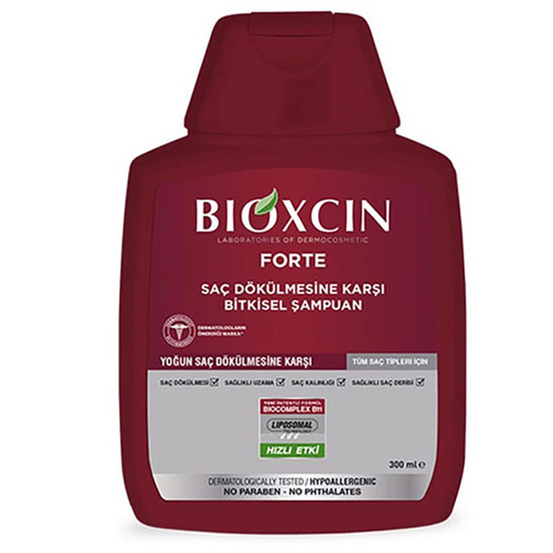 شامپو ضد ریزش بیوکسین bioxcin مناسب تمام مو ها حجم 300 میلی لیتر