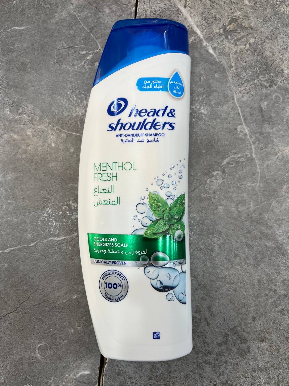 شامپو ضد شوره هد اند شولدرز مدل menthol fresh رایحه نعنا حجم 400 میلی لیتر