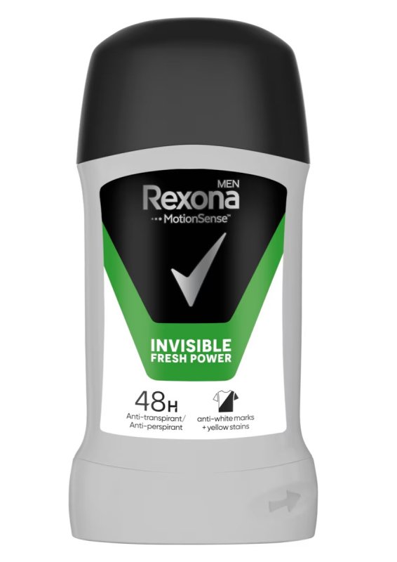 رول ضد تعریق مردانه رکسونا rexona مدل invisible fresh power حجم 40 میلی لیتر