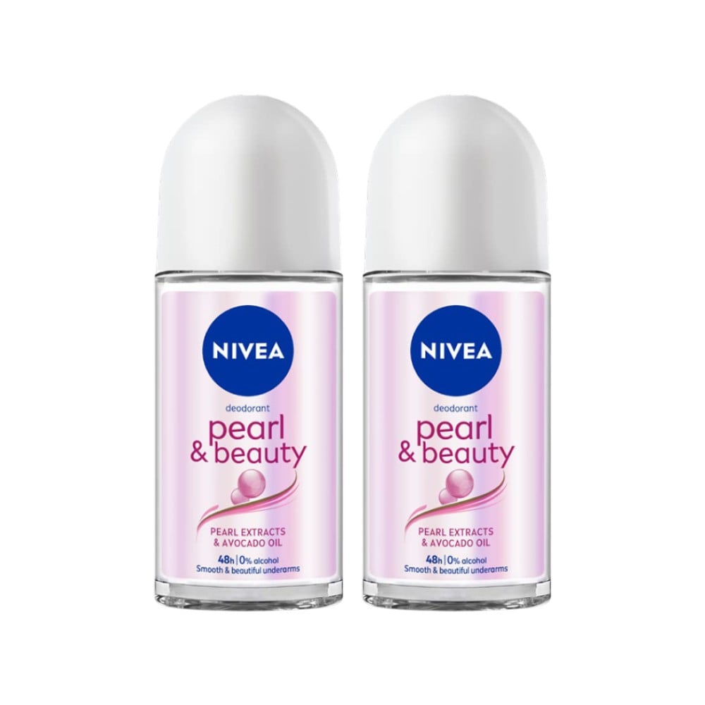 رول ضد تعریق زنانه نیوا nivea مدل pearl and beauty حجم 50 میلی لیتر