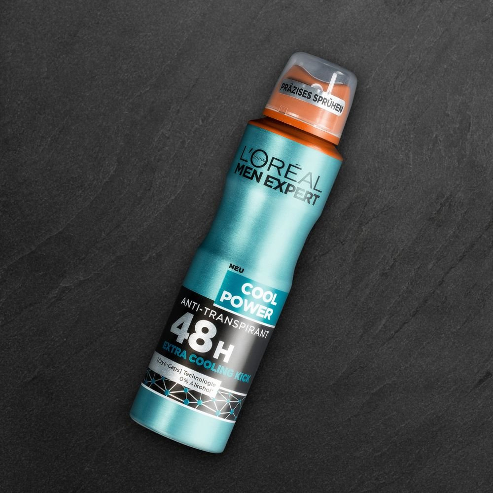 اسپری ضد تعریق مردانه لورآل loreal  مدل cool water حجم 250 میلی لیتر