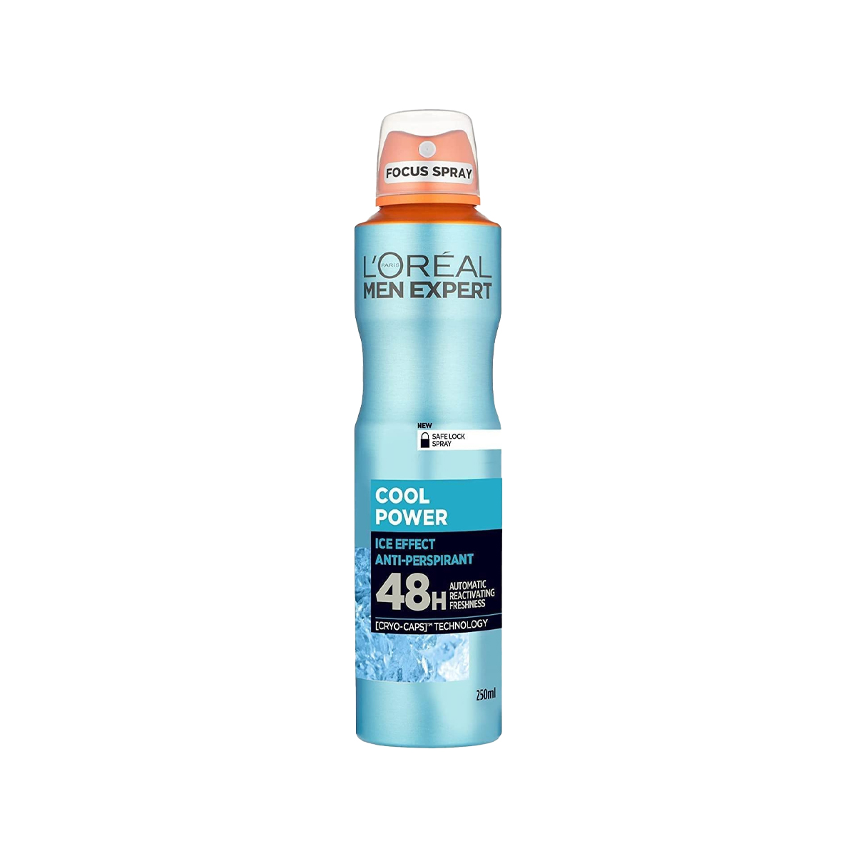اسپری ضد تعریق مردانه لورآل loreal  مدل cool water حجم 250 میلی لیتر