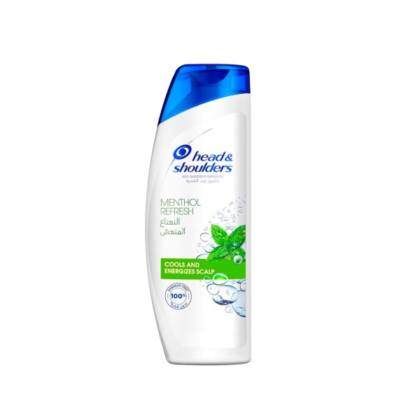 شامپو ضد شوره هد اند شولدرز مدل menthol fresh رایحه نعنا حجم 400 میلی لیتر