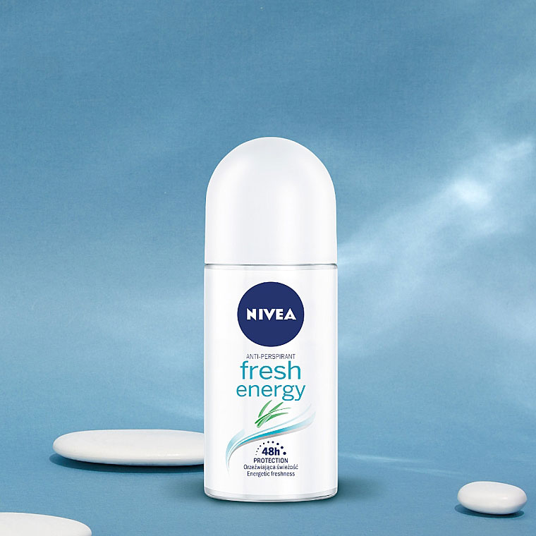 رول ضد تعریق زنانه نیوا nivea مدل fresh energy حجم 50 میلی لیتر