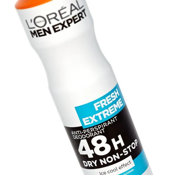 اسپری ضد تعریق مردانه loreal men expert مدل fresh etreme حجم 250 میلی لیتر