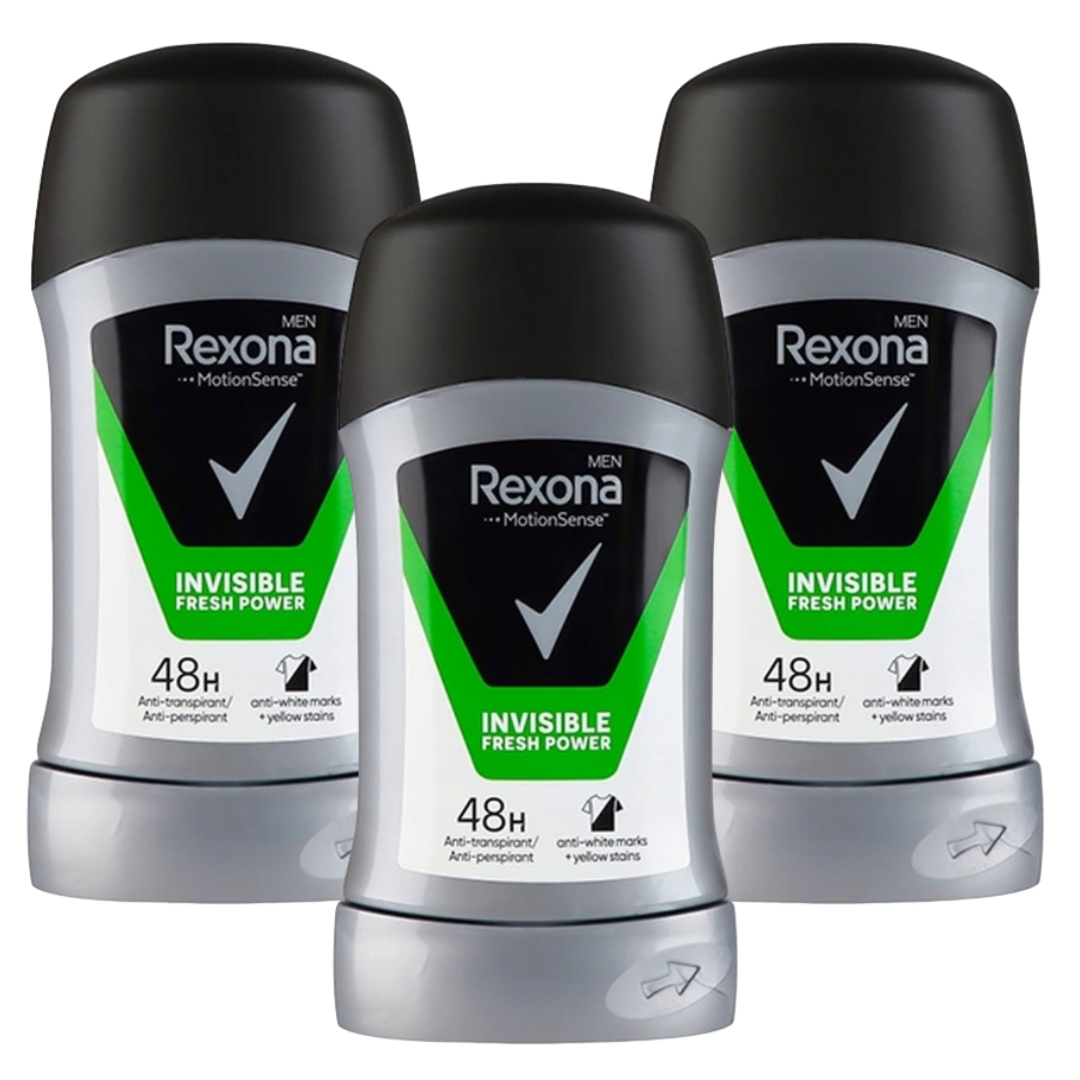 رول ضد تعریق مردانه رکسونا rexona مدل invisible fresh power حجم 40 میلی لیتر
