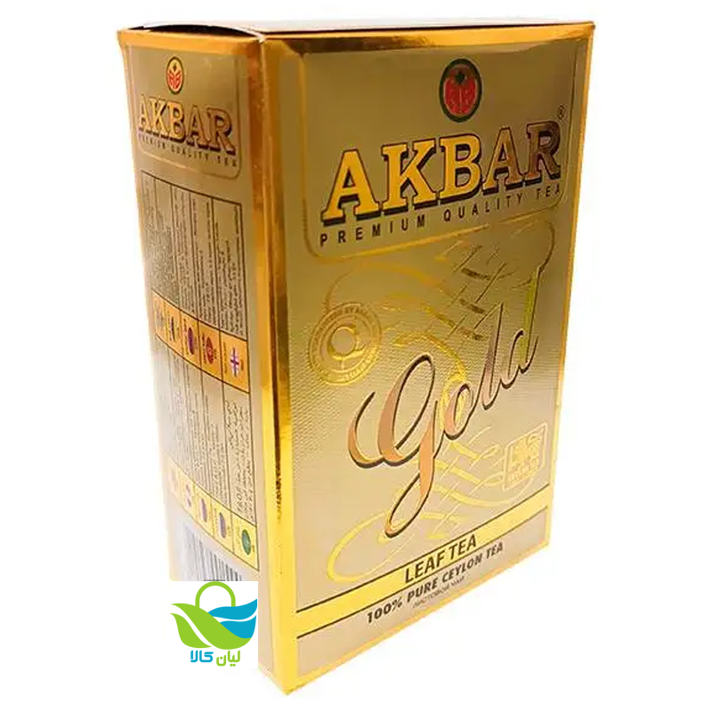 چای akbar gold ساده  - بسته 500 گرمی