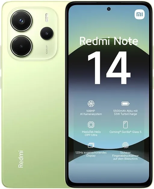 خرید گوشی موبایل شیائومی مدل Redmi Note 14 4G دو سیم کارت ظرفیت 256 گیگابایت