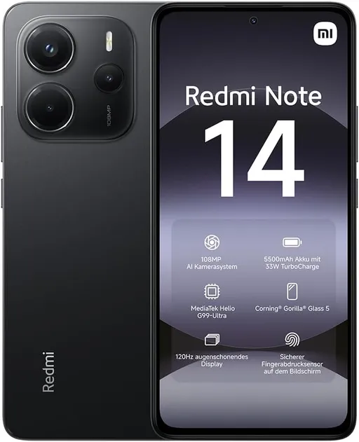 خرید گوشی موبایل شیائومی مدل Redmi Note 14 4G دو سیم کارت ظرفیت 256 گیگابایت