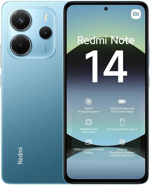 خرید گوشی موبایل شیائومی مدل Redmi Note 14 4G دو سیم کارت ظرفیت 256 گیگابایت